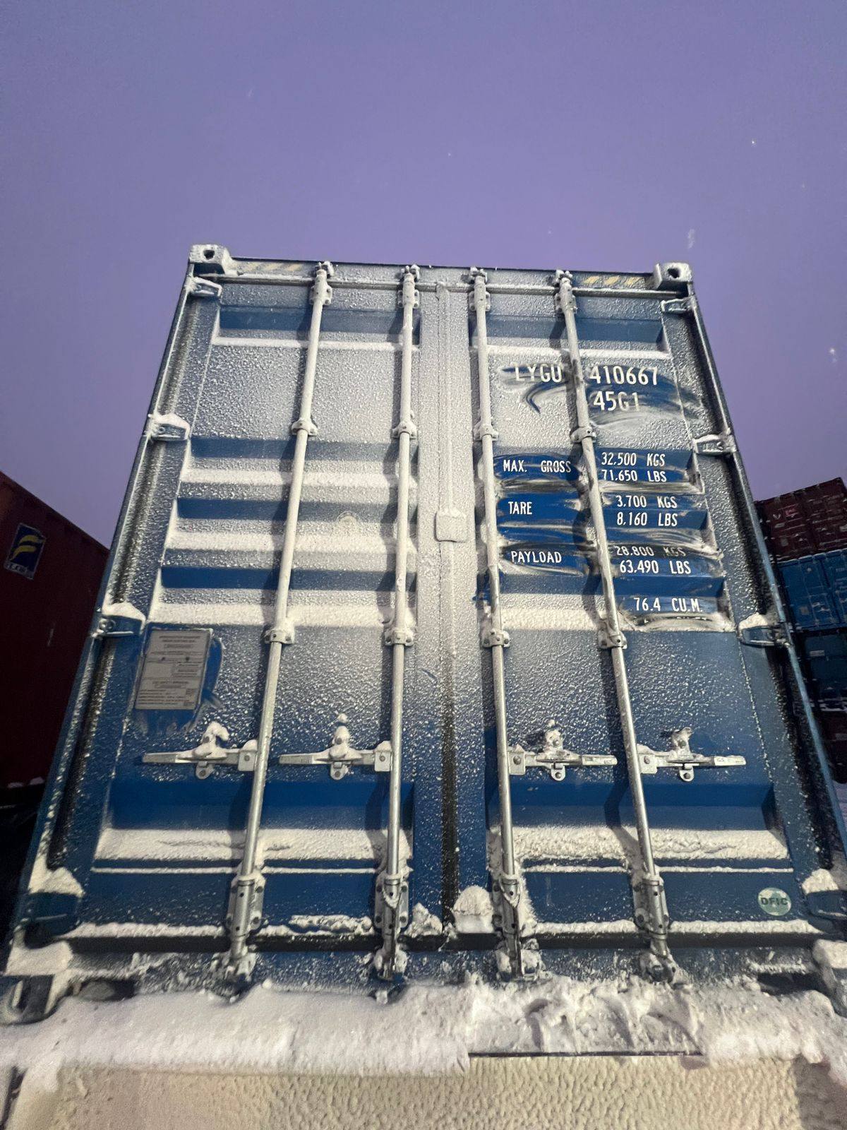 Морской контейнер LYGU4106673